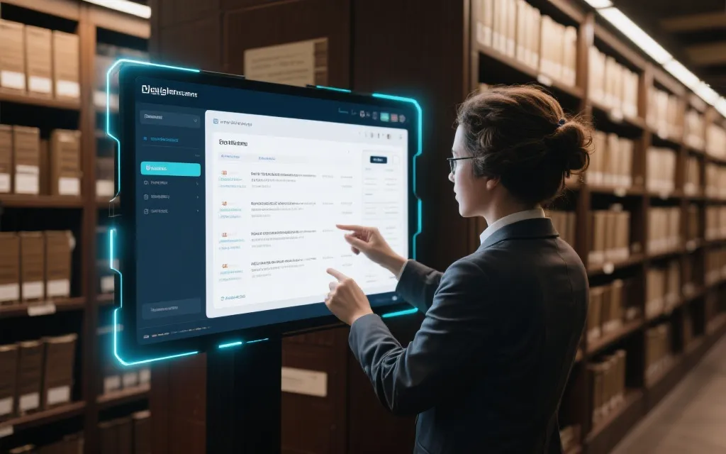 历史数据归档与用户查询体验插画